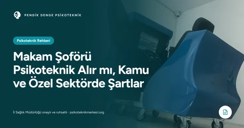Makam Şoförü Psikoteknik Alır mı, Kamu ve Özel Sektörde Şartlar
